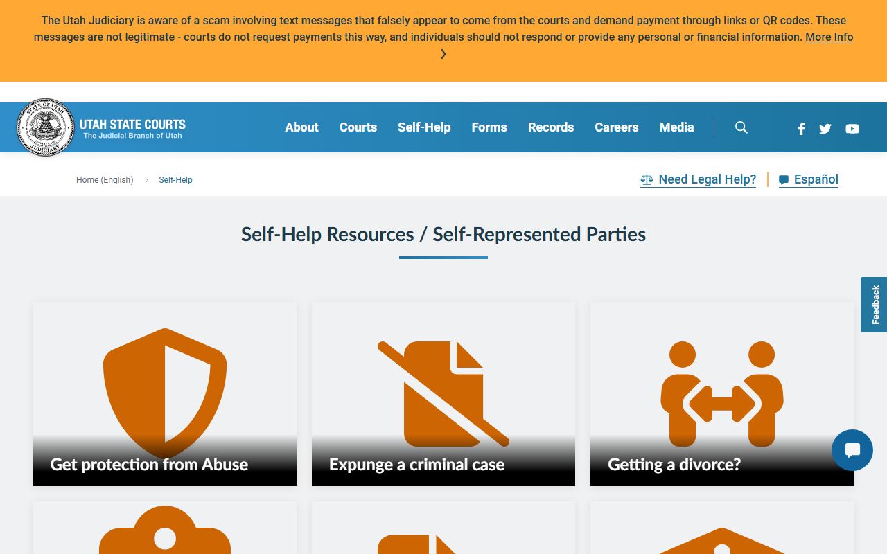 Utah Courts Self-Help Center for the Salt Lake County District Court