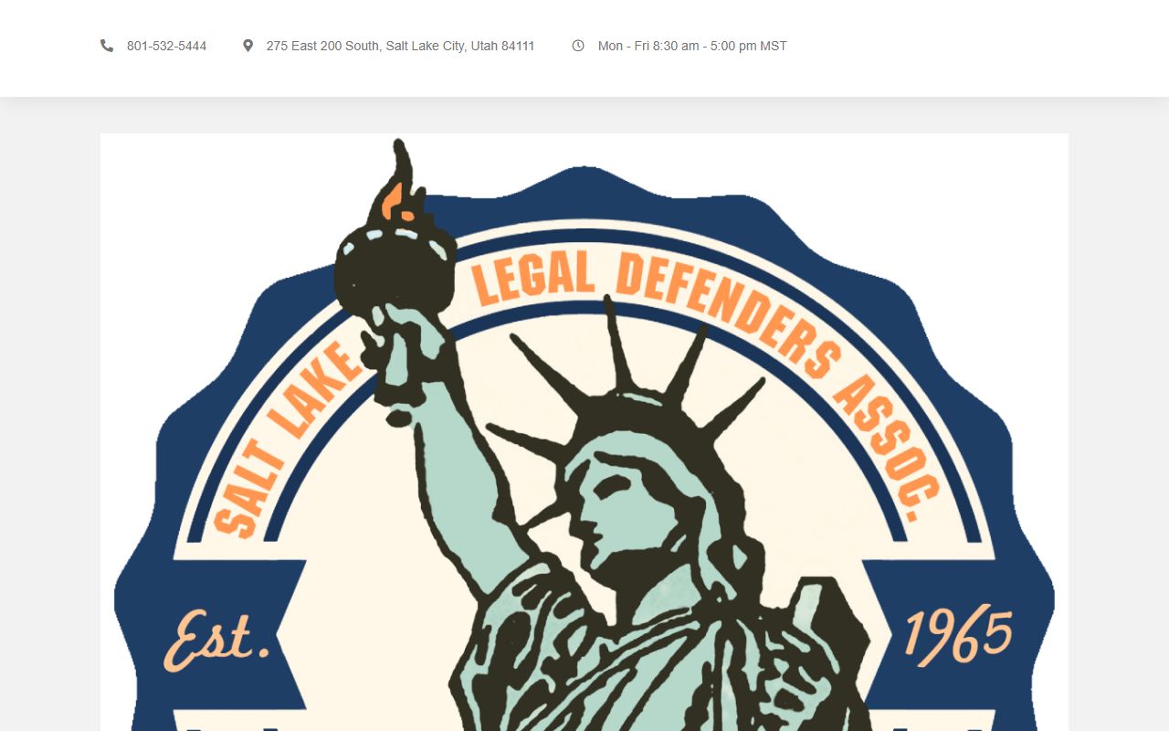 Salt Lake Legal Defender Association for Salt Lake County traffic court cases